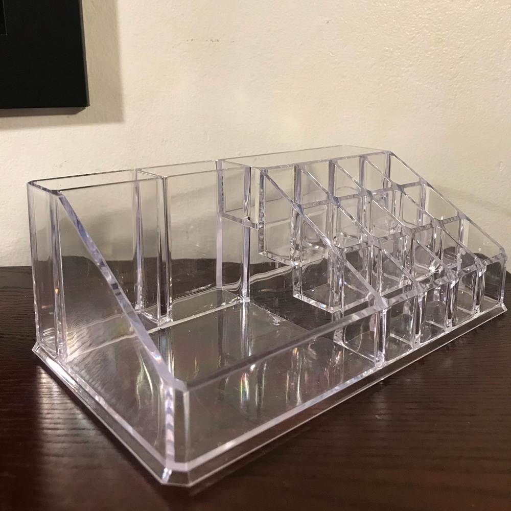 Acrylic make up organizer